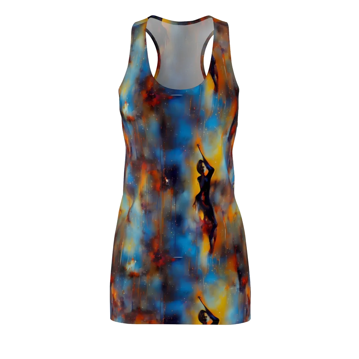 Cobalt Vogue on Racerback Dress — Front