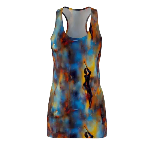 Cobalt Vogue on a Racerback Dress