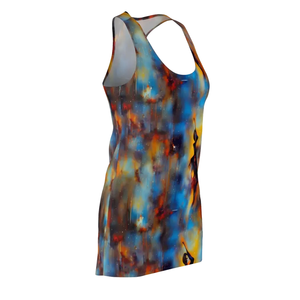 Cobalt Vogue on Racerback Dress — Front Side
