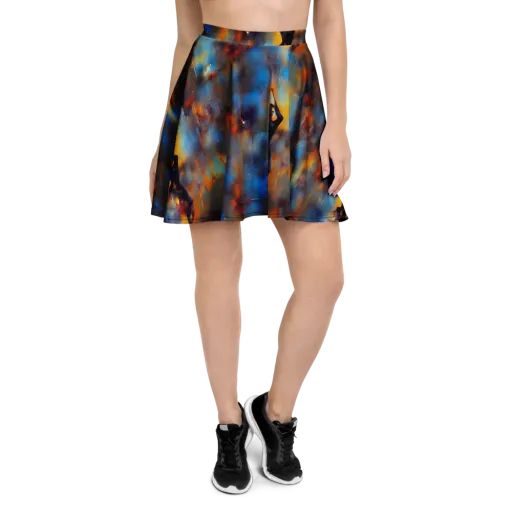 Cobalt Vogue on a Skater Skirt