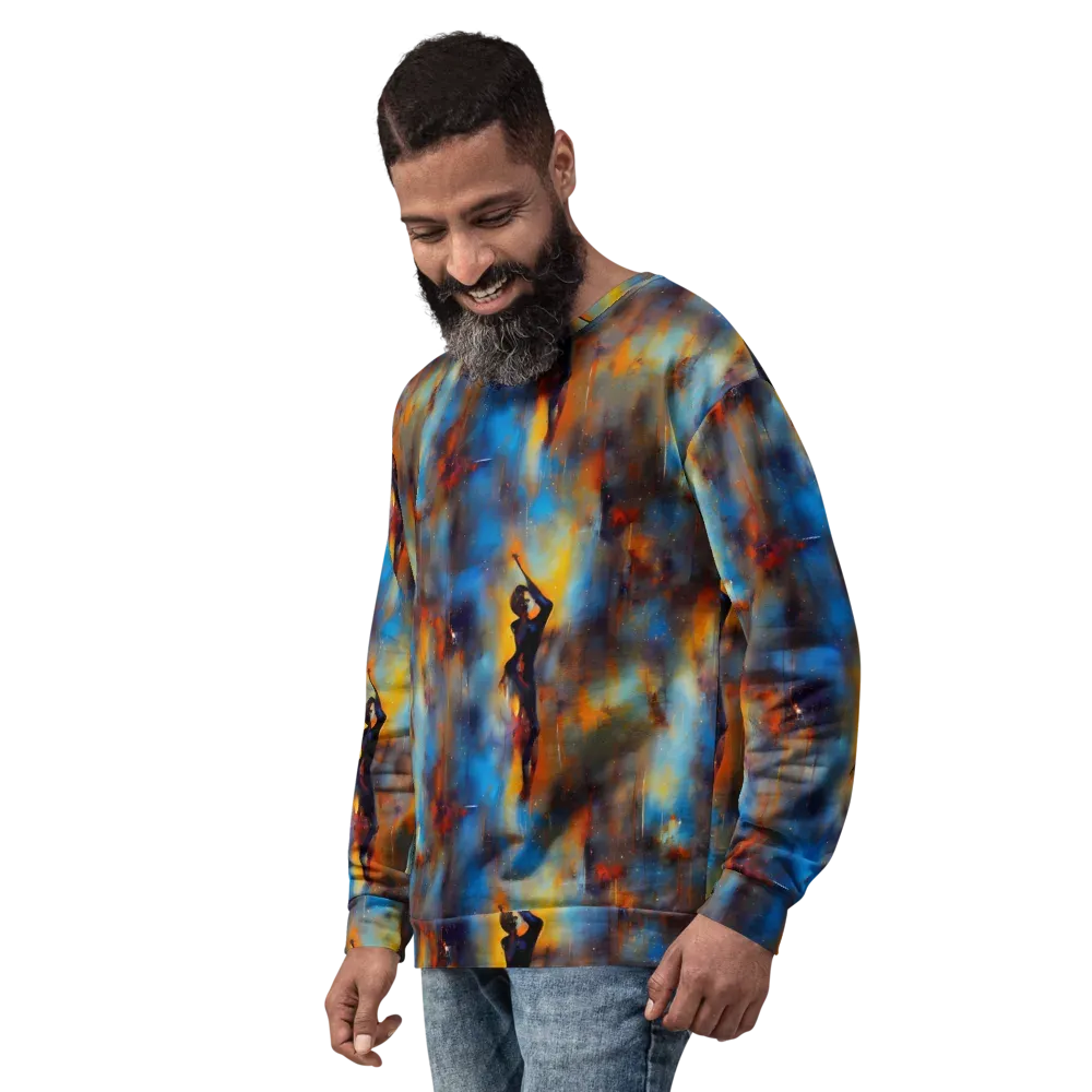 Cobalt Vogue on Sweatshirt — Left Front
