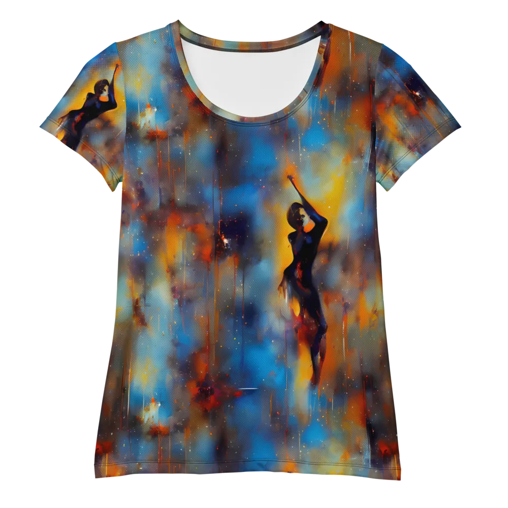 Cobalt Vogue on Women's Athletic T-Shirt — Front