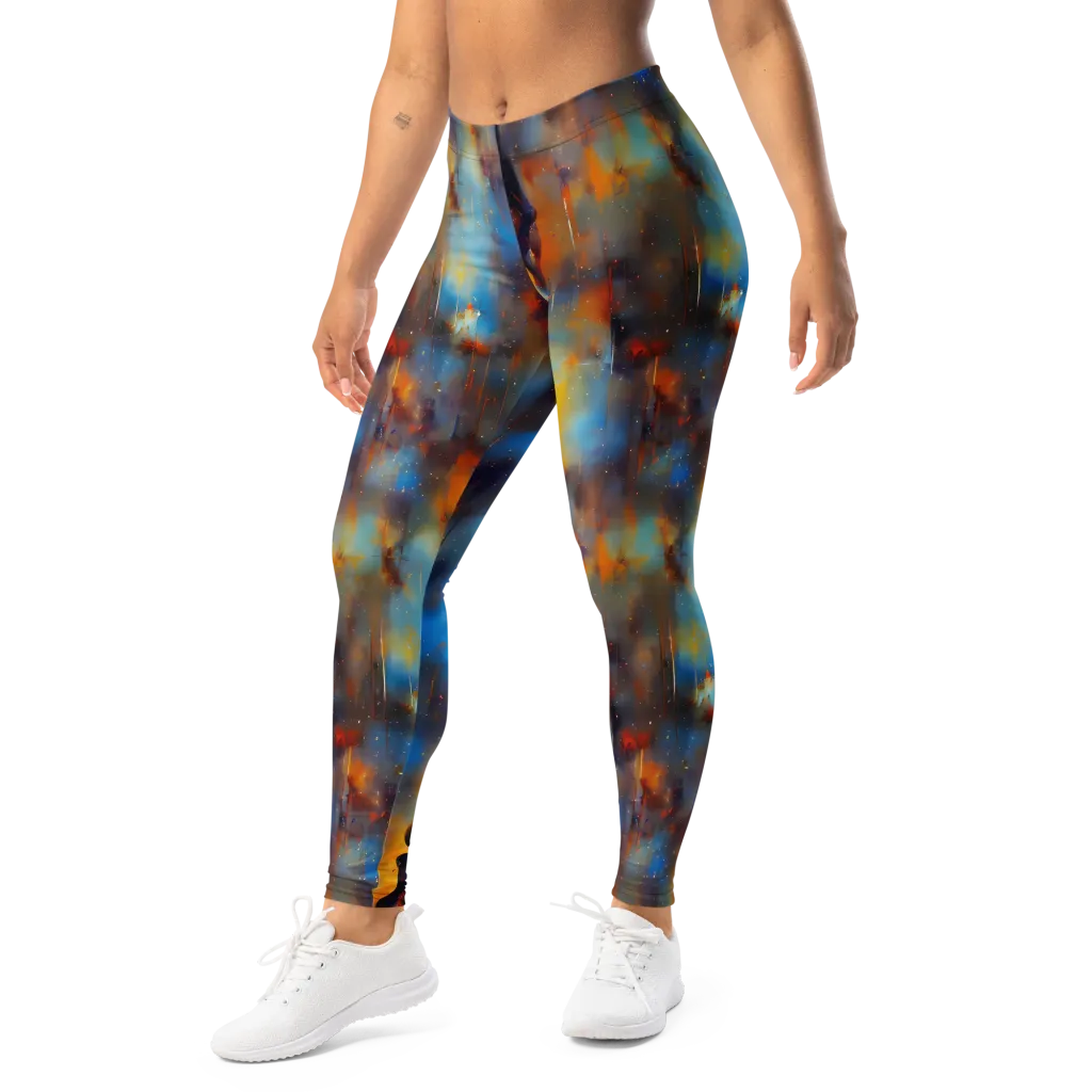 Cobalt Vogue on Leggings — Left Front