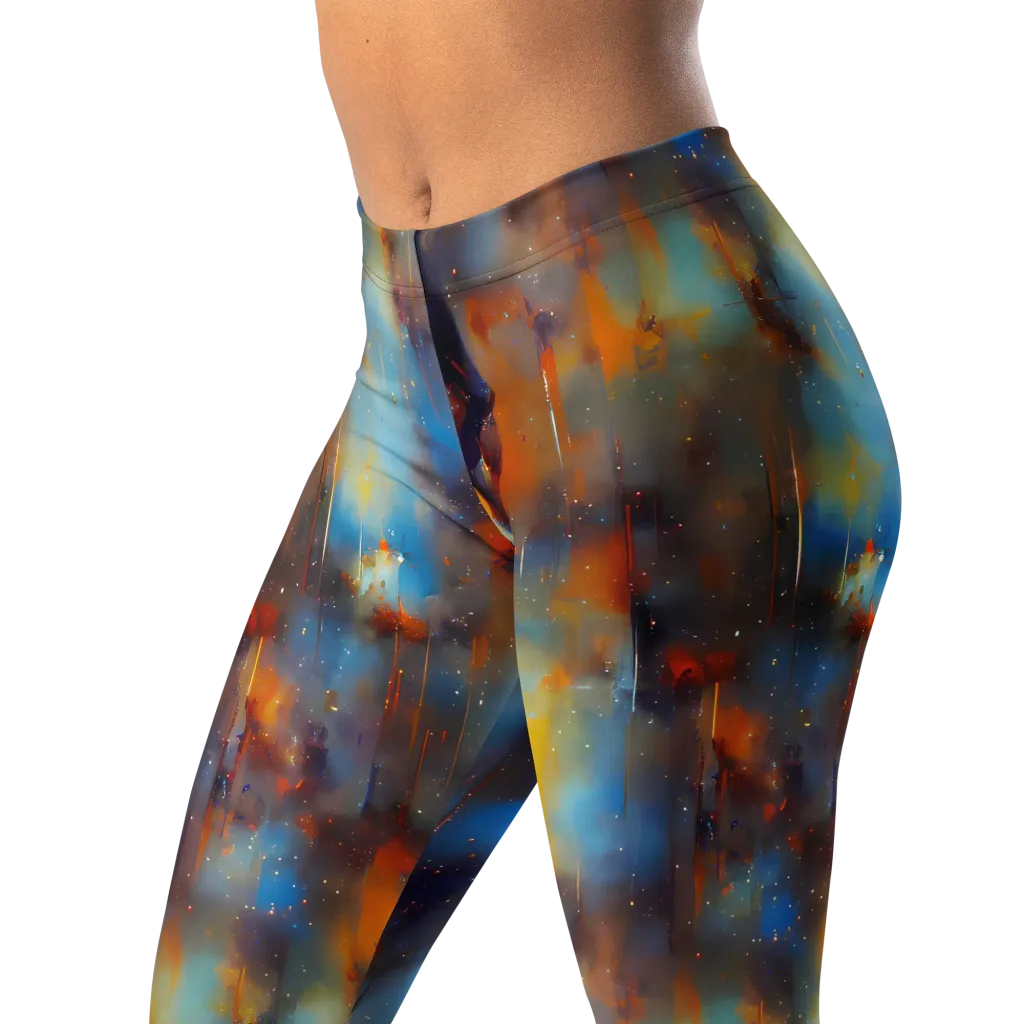 Cobalt Vogue on Leggings — Left Front