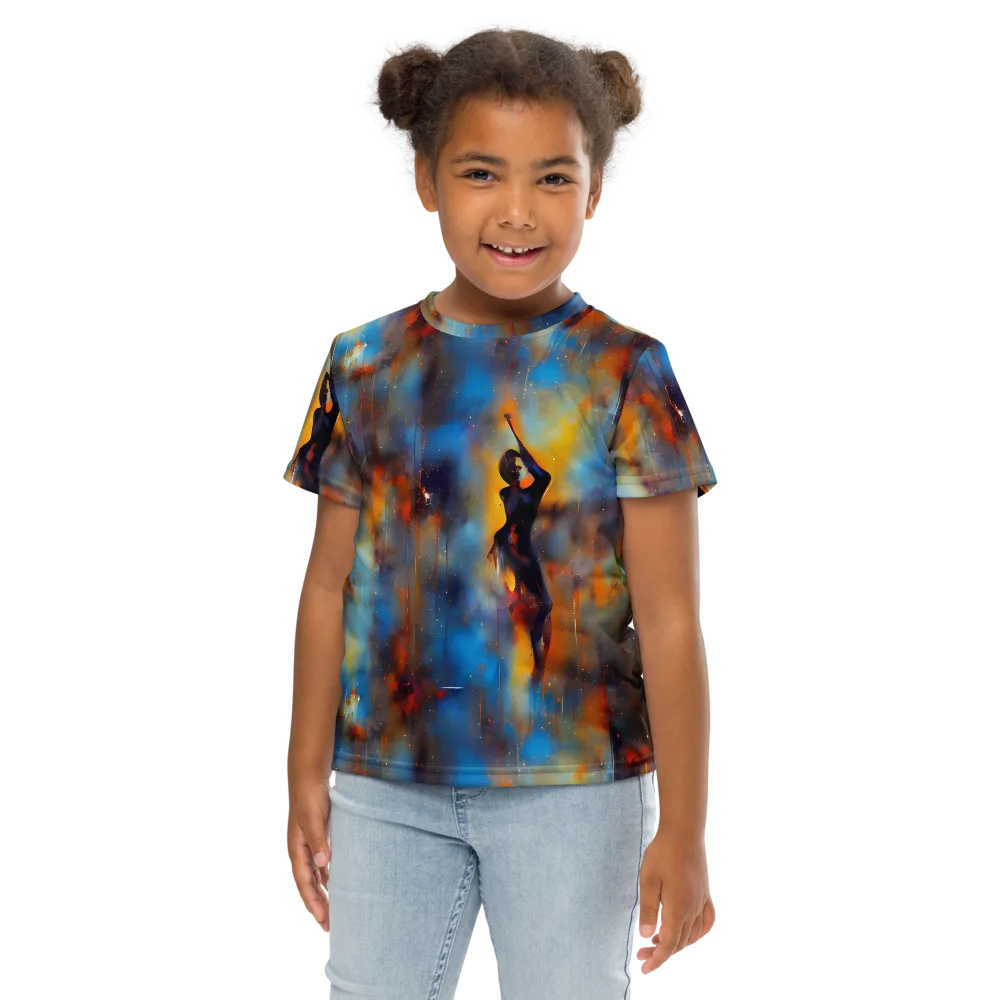 Cobalt Vogue on Kids Crew Neck T-Shirt — Front