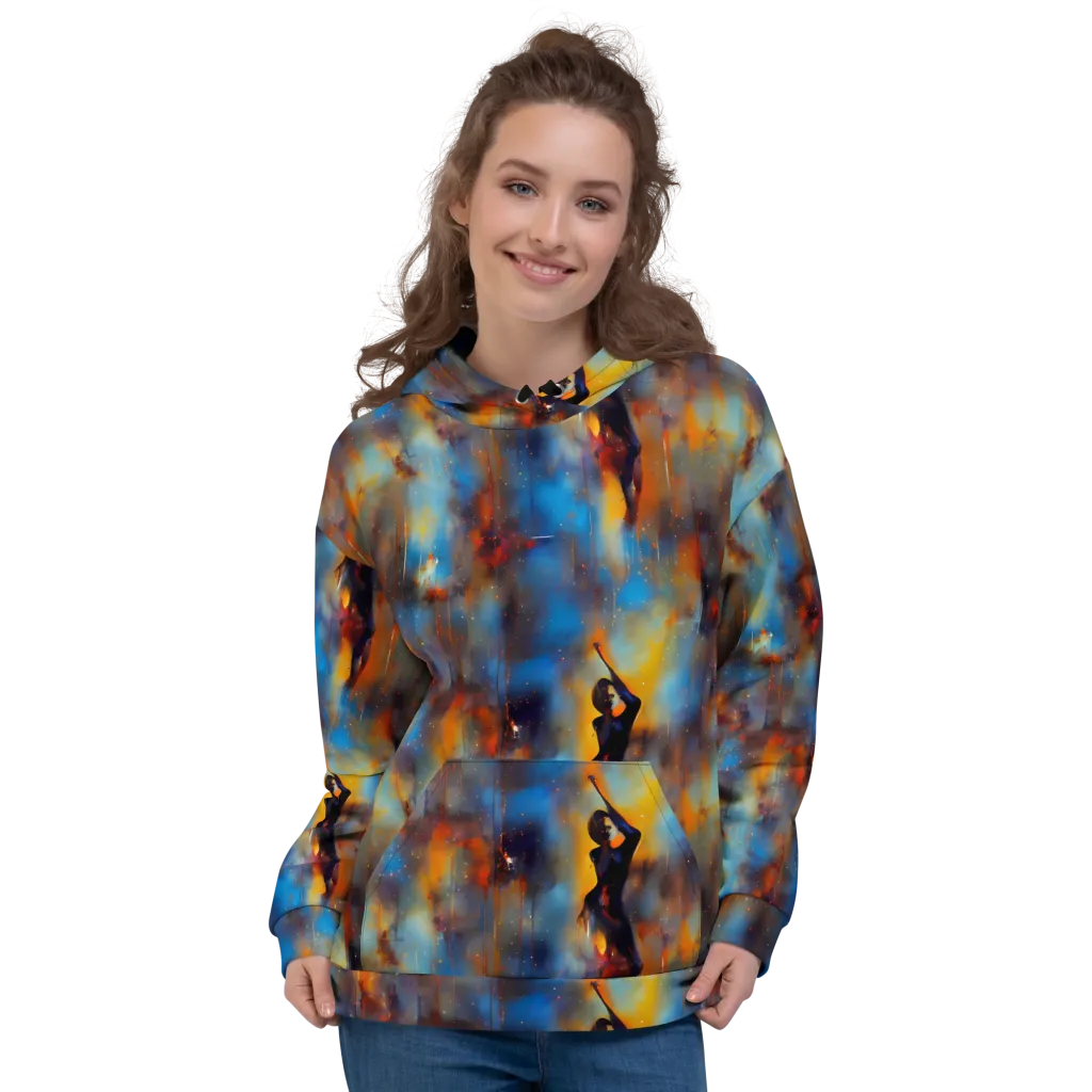 Cobalt Vogue on Hoodie — Front