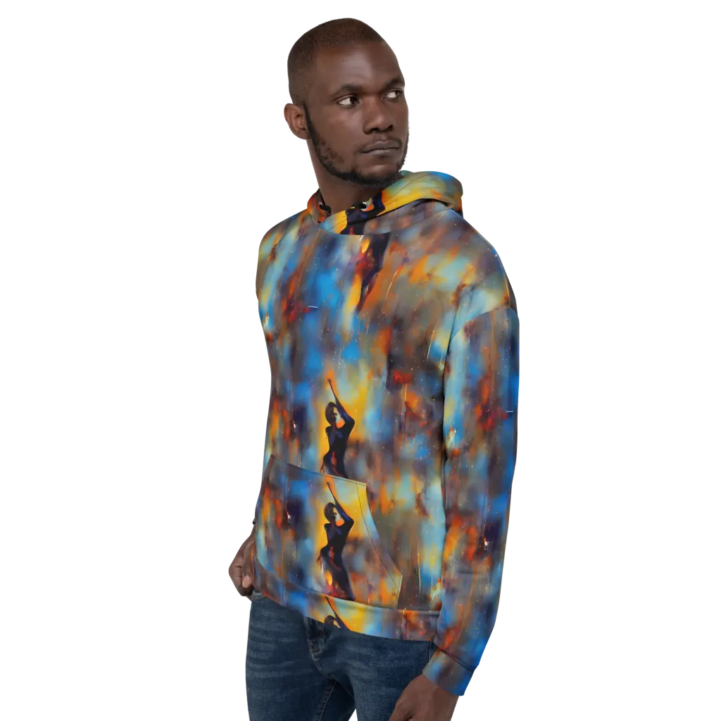 Cobalt Vogue on Hoodie — Left