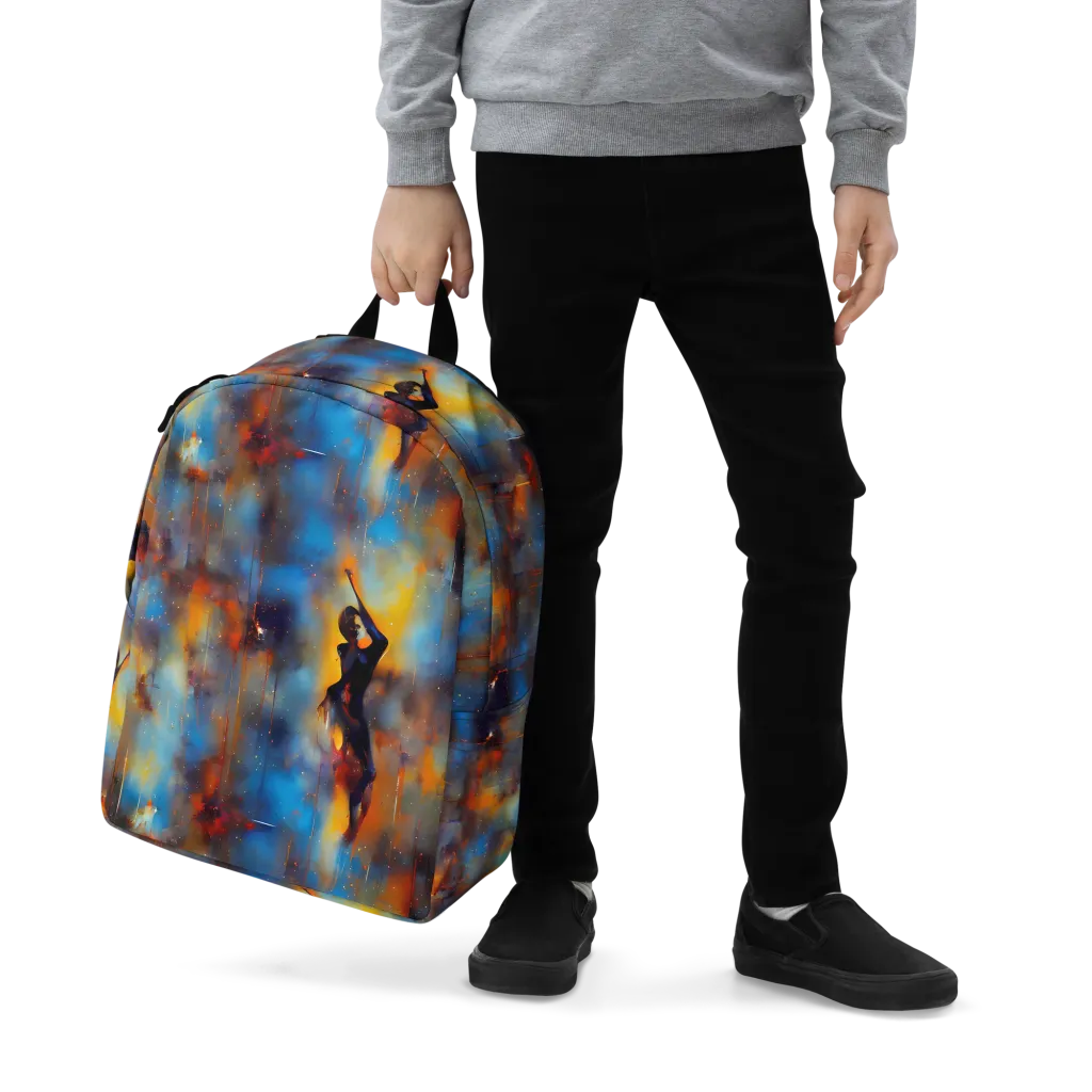 Cobalt Vogue on Minimalist Backpack — Zoomed-in