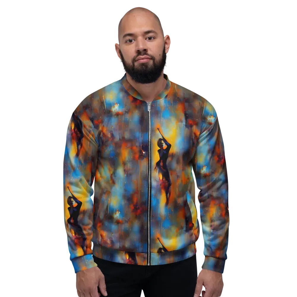 Cobalt Vogue on Bomber Jacket — Front