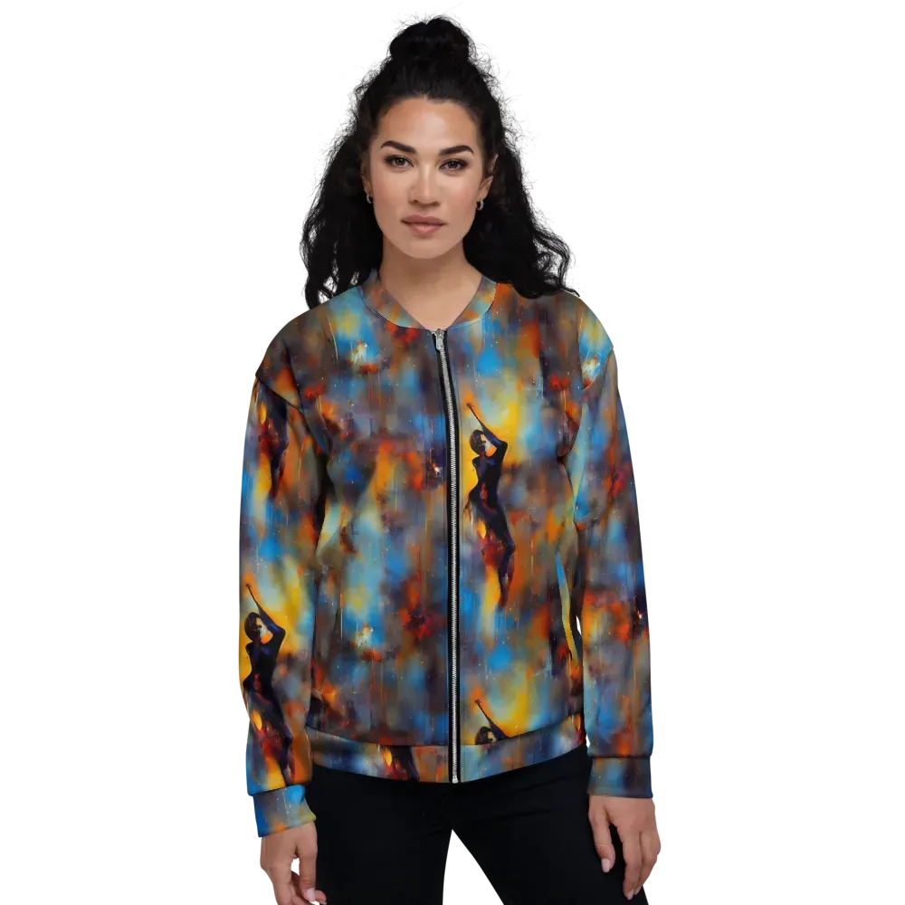 Cobalt Vogue on Bomber Jacket — Front