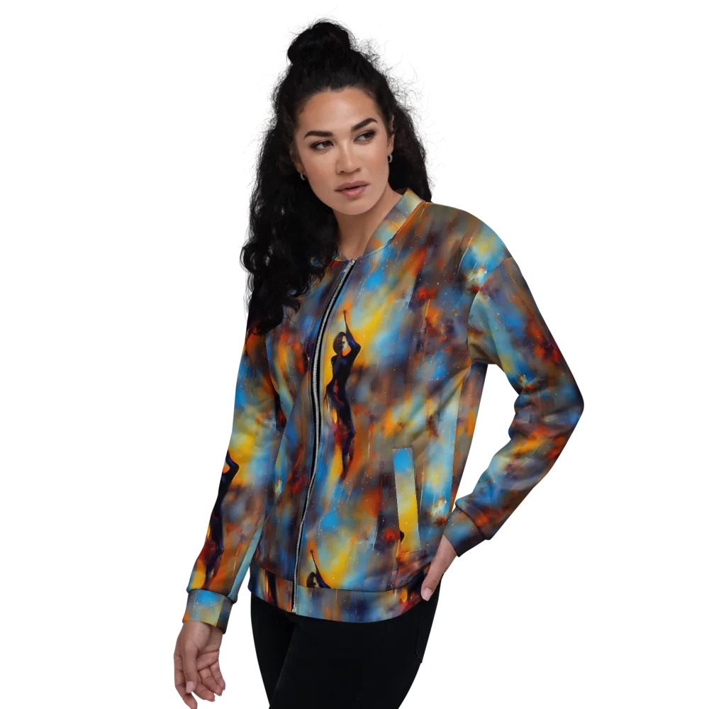 Cobalt Vogue on Bomber Jacket — Left