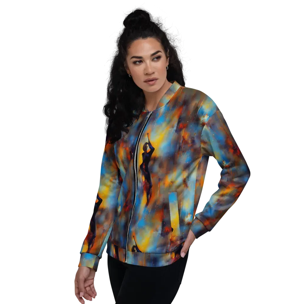 Cobalt Vogue on Bomber Jacket — Left