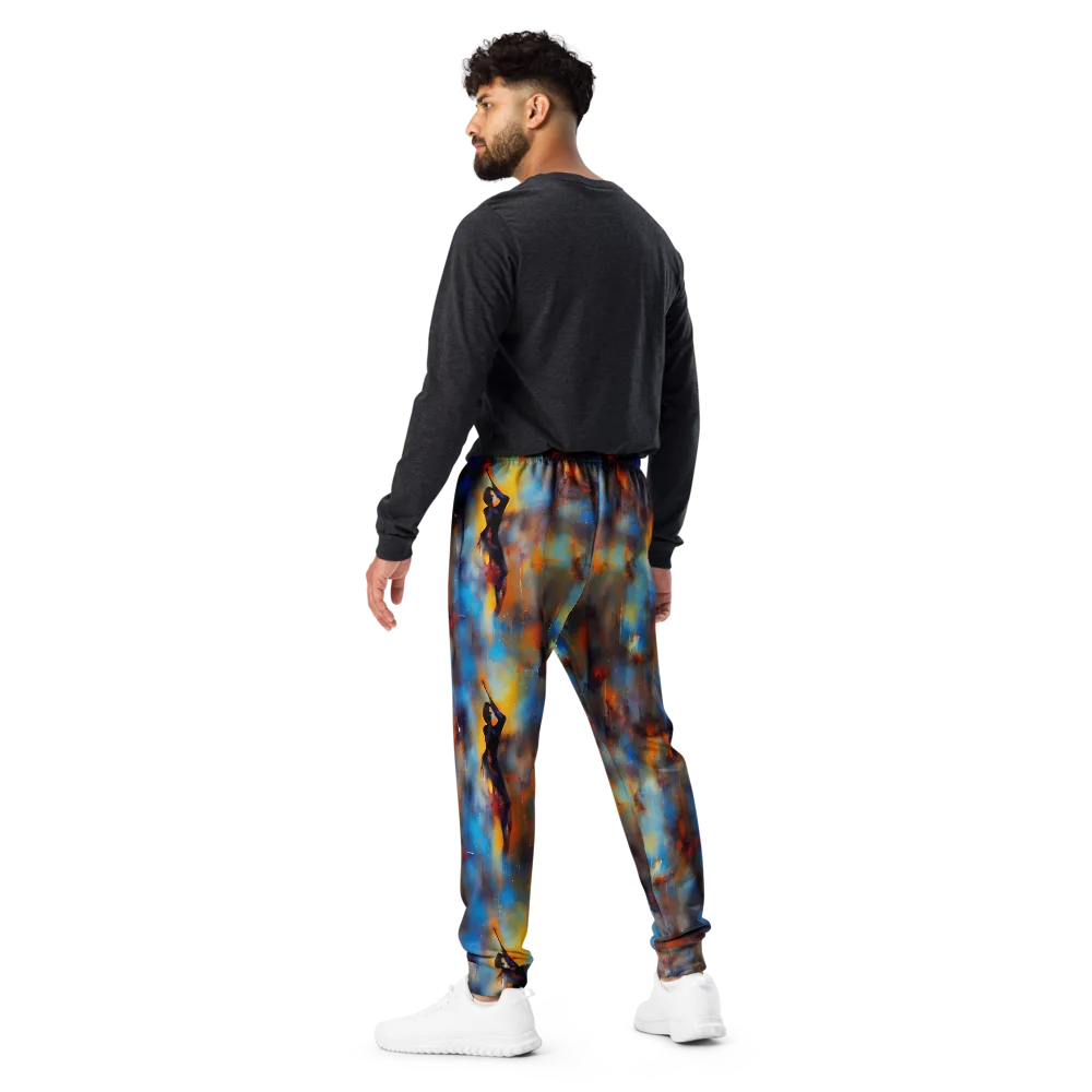 Cobalt Vogue on Men's Joggers — Back