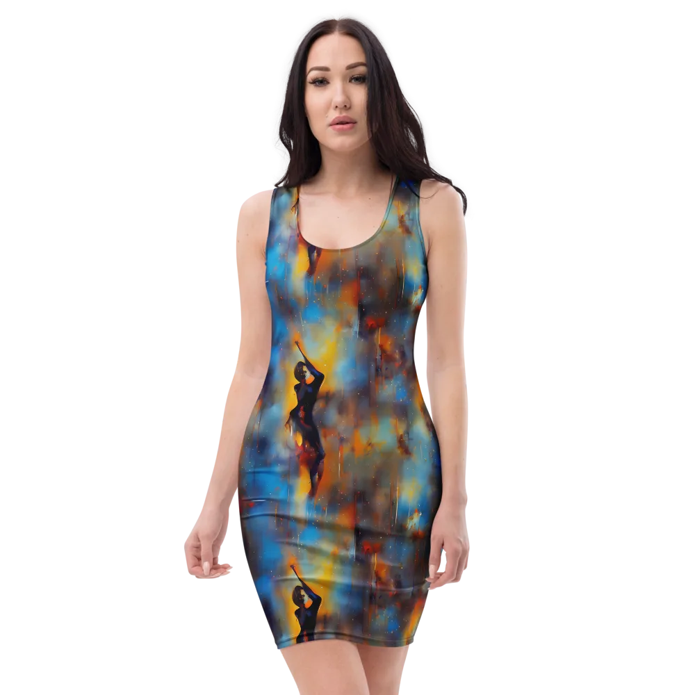 Cobalt Vogue on Bodycon Dress — Front