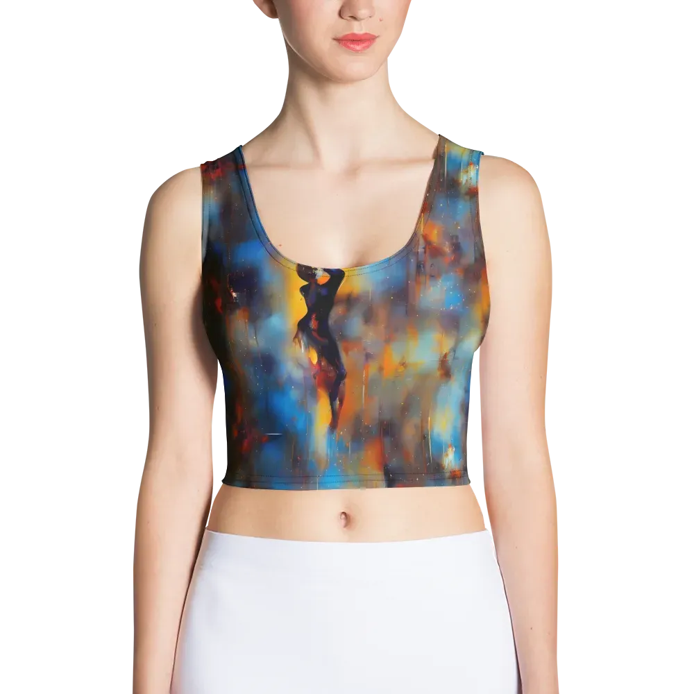 Cobalt Vogue on Crop Top — Front
