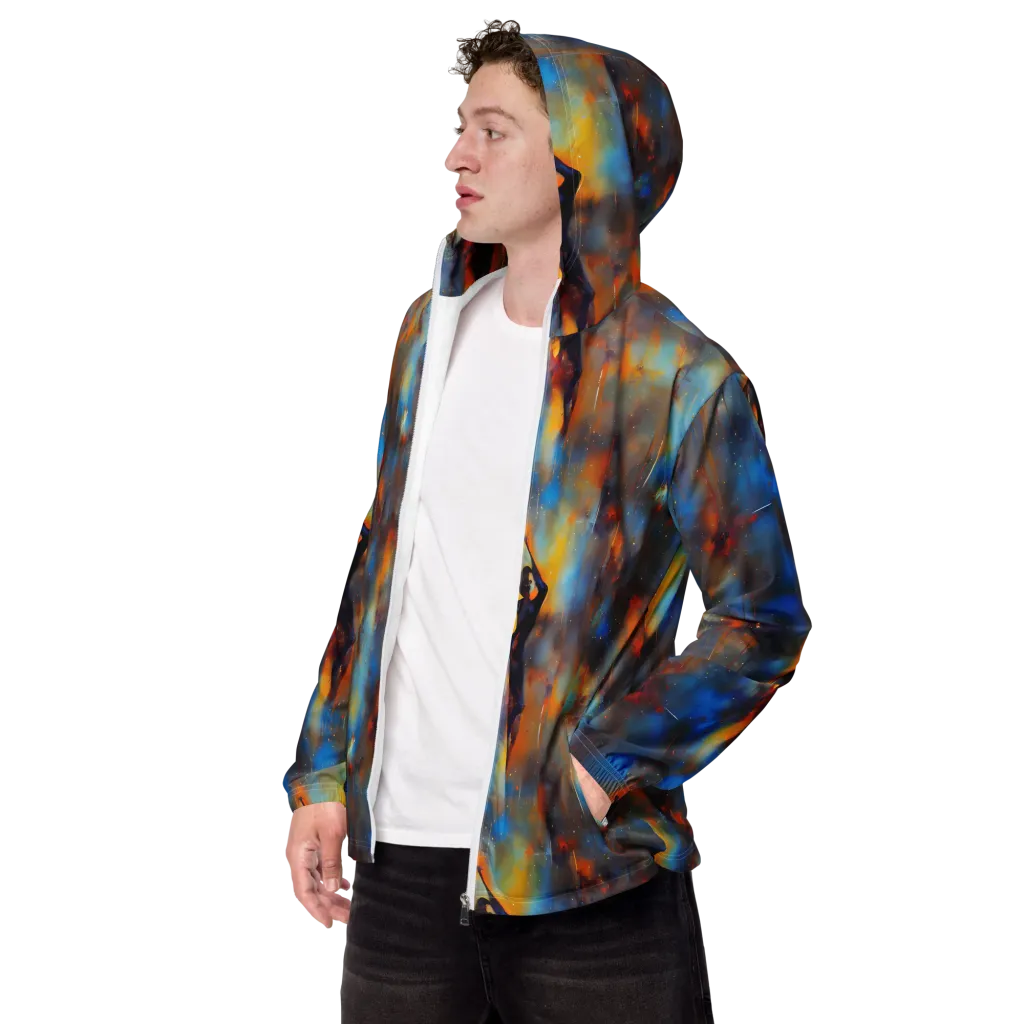 Cobalt Vogue on Men's Windbreaker — Left Front