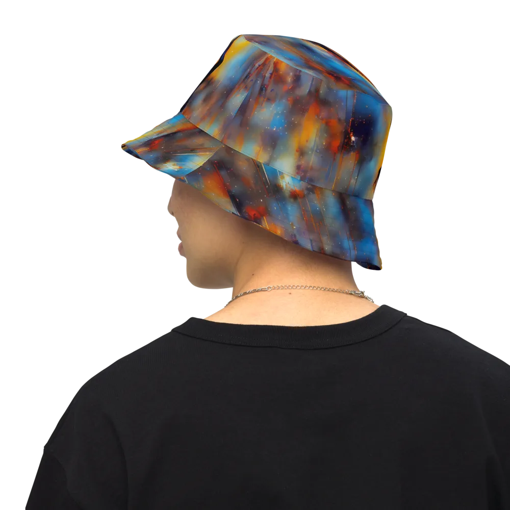 Cobalt Vogue on Reversible Bucket Hat — Back Inside