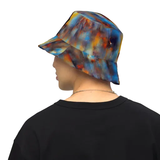 Cobalt Vogue on a Reversible Bucket Hat