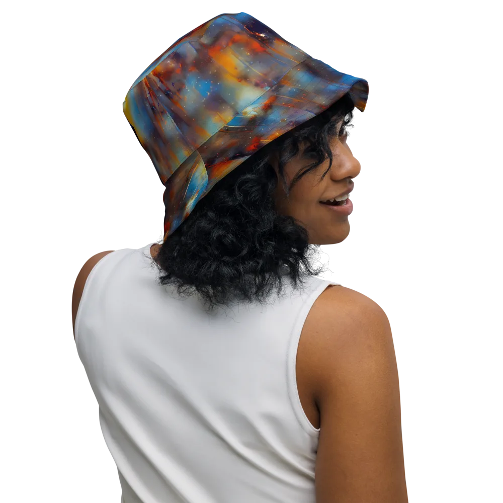 Cobalt Vogue on Reversible Bucket Hat — Right Outside