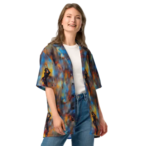 Cobalt Vogue on a Button Shirt