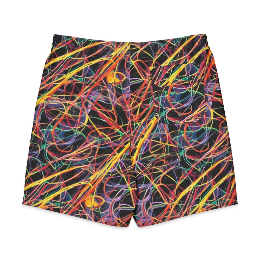 Acconci Twirl on Men's Board Shorts — Back