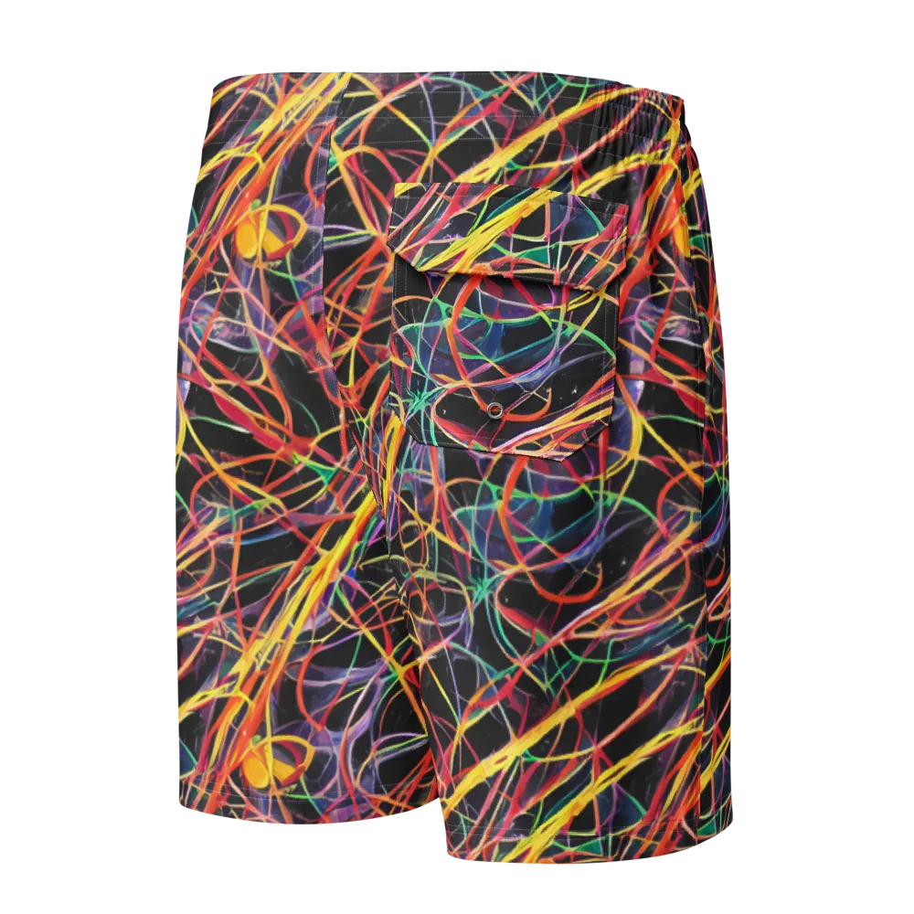 Acconci Twirl on Men's Board Shorts — Back