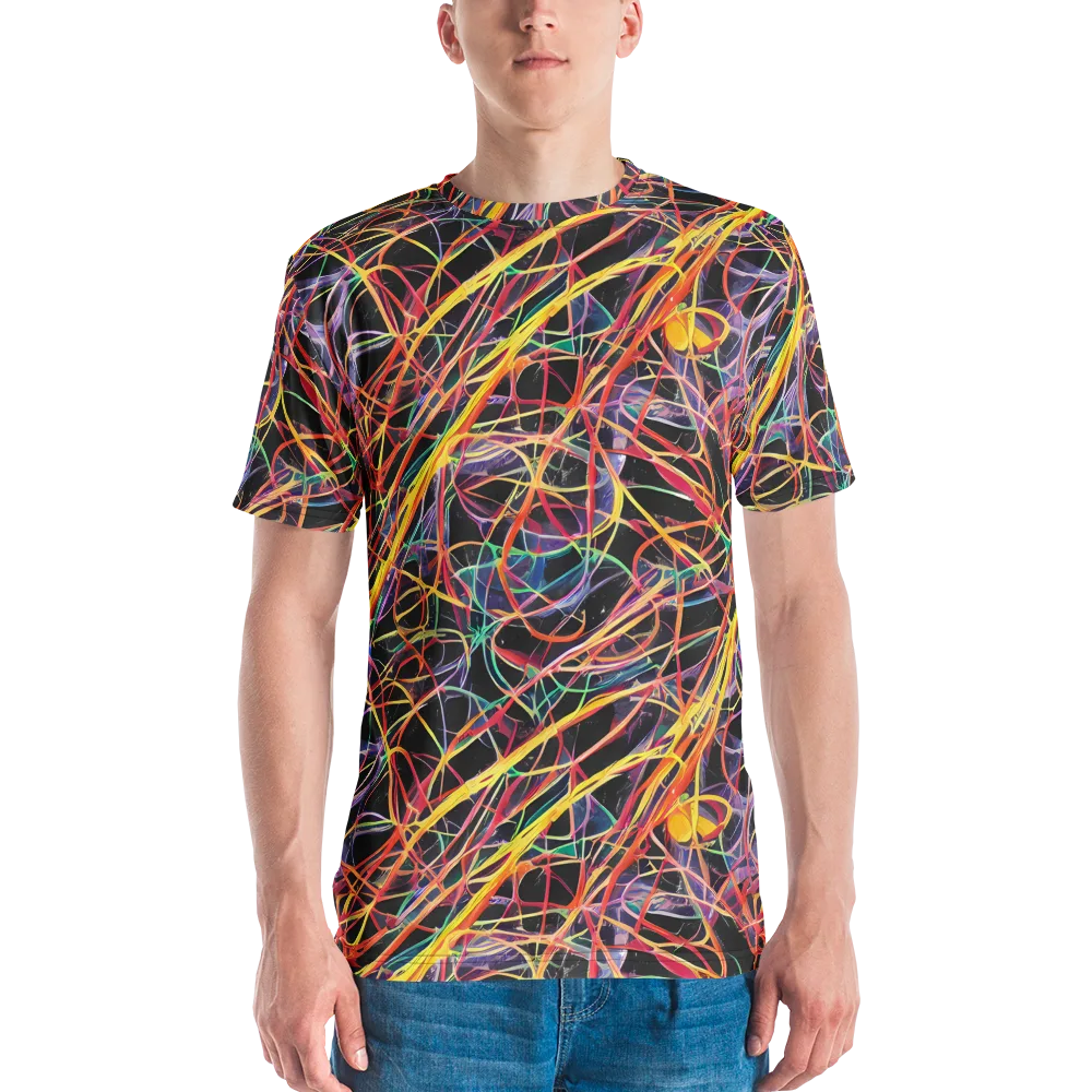 Acconci Twirl on Men's Crew Neck T-Shirt — Front