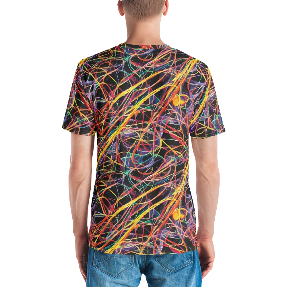 Acconci Twirl on Men's Crew Neck T-Shirt — Back