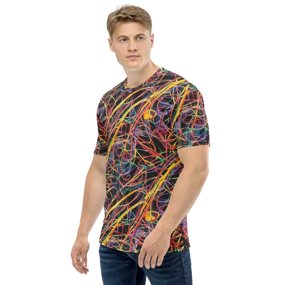 Acconci Twirl on Men's Crew Neck T-Shirt — Left