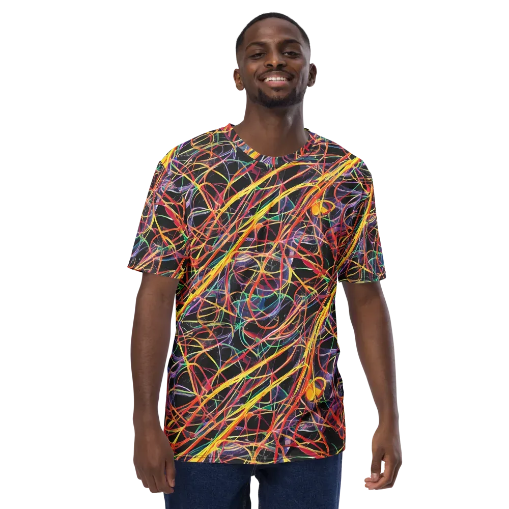 Acconci Twirl on Men's Crew Neck T-Shirt — Front