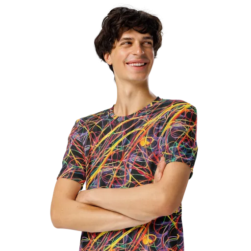Acconci Twirl on a Men's Crew Neck T-Shirt