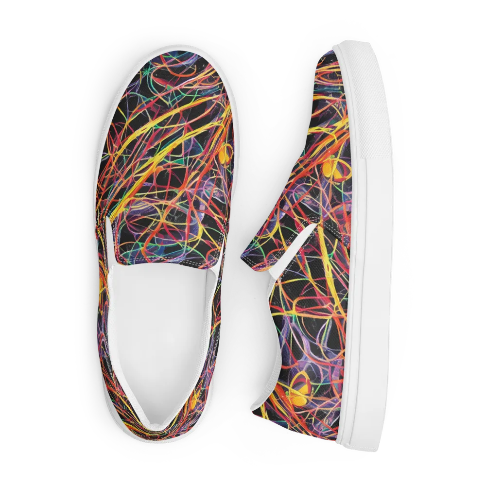 Acconci Twirl on Men's Slip-On Canvas Shoes — Front
