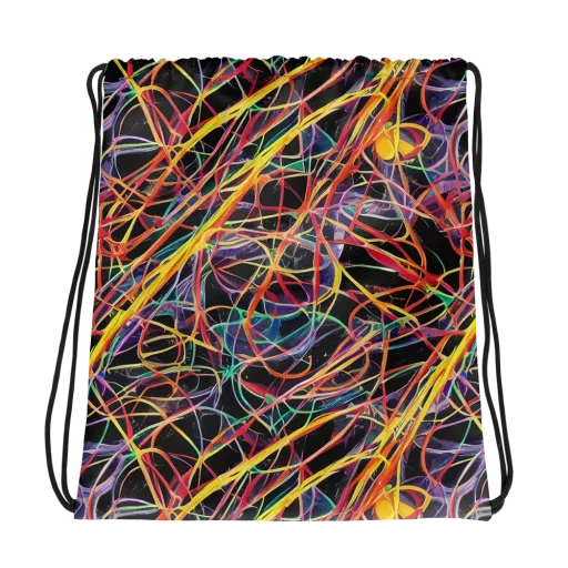 Acconci Twirl on a Drawstring Bag