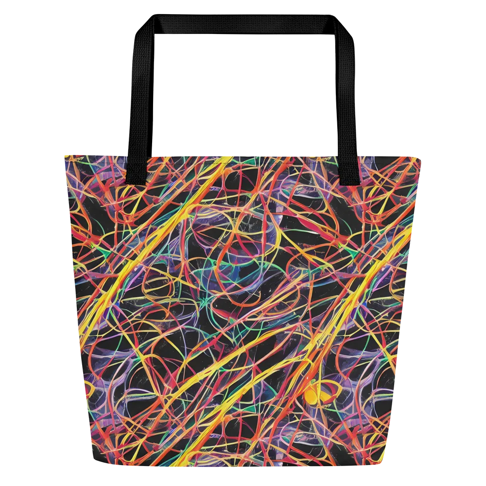 Acconci Twirl on Large Tote Bag W/ Pocket — Front