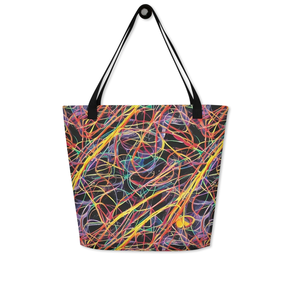 Acconci Twirl on Large Tote Bag W/ Pocket — Front