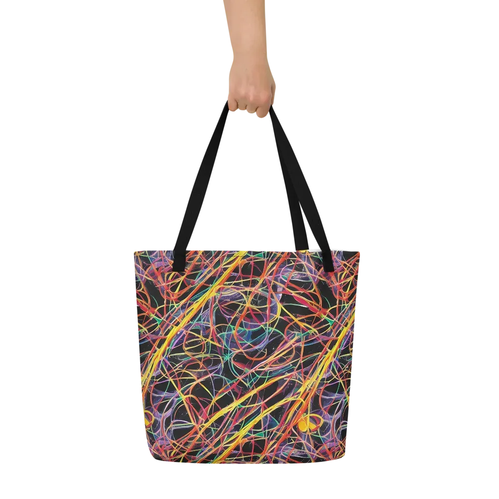 Acconci Twirl on Large Tote Bag W/ Pocket — Front