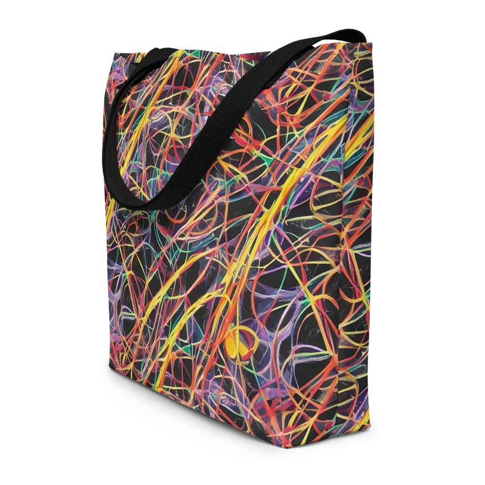 Acconci Twirl on Large Tote Bag W/ Pocket — Front
