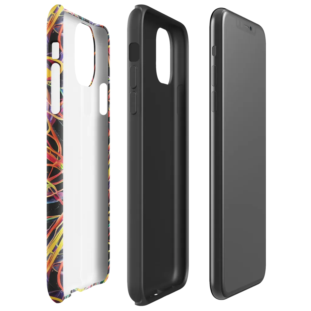 Acconci Twirl on Tough Case for iPhone® — Right