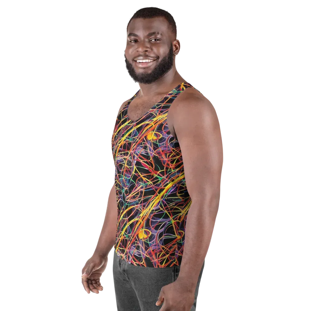 Acconci Twirl on Men's Tank Top — Left Front
