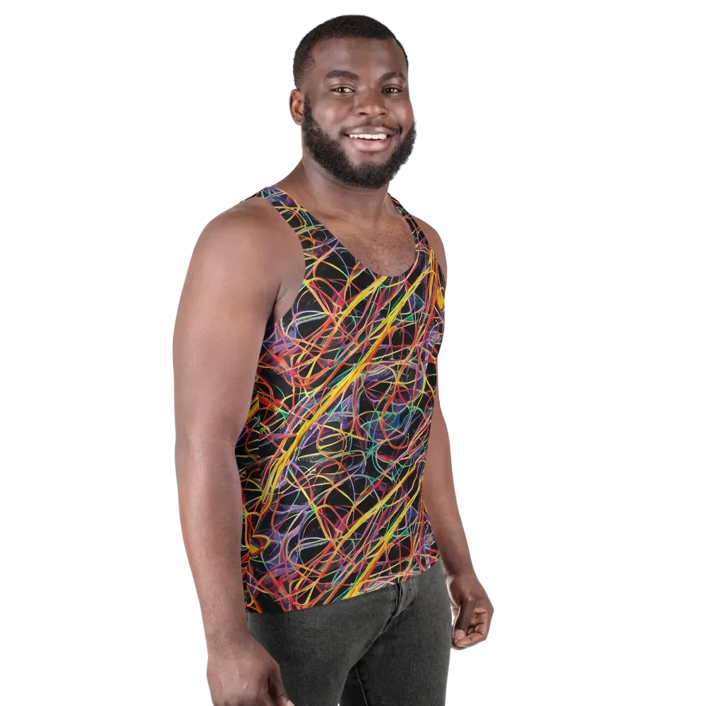 Acconci Twirl on Men's Tank Top — Right Front