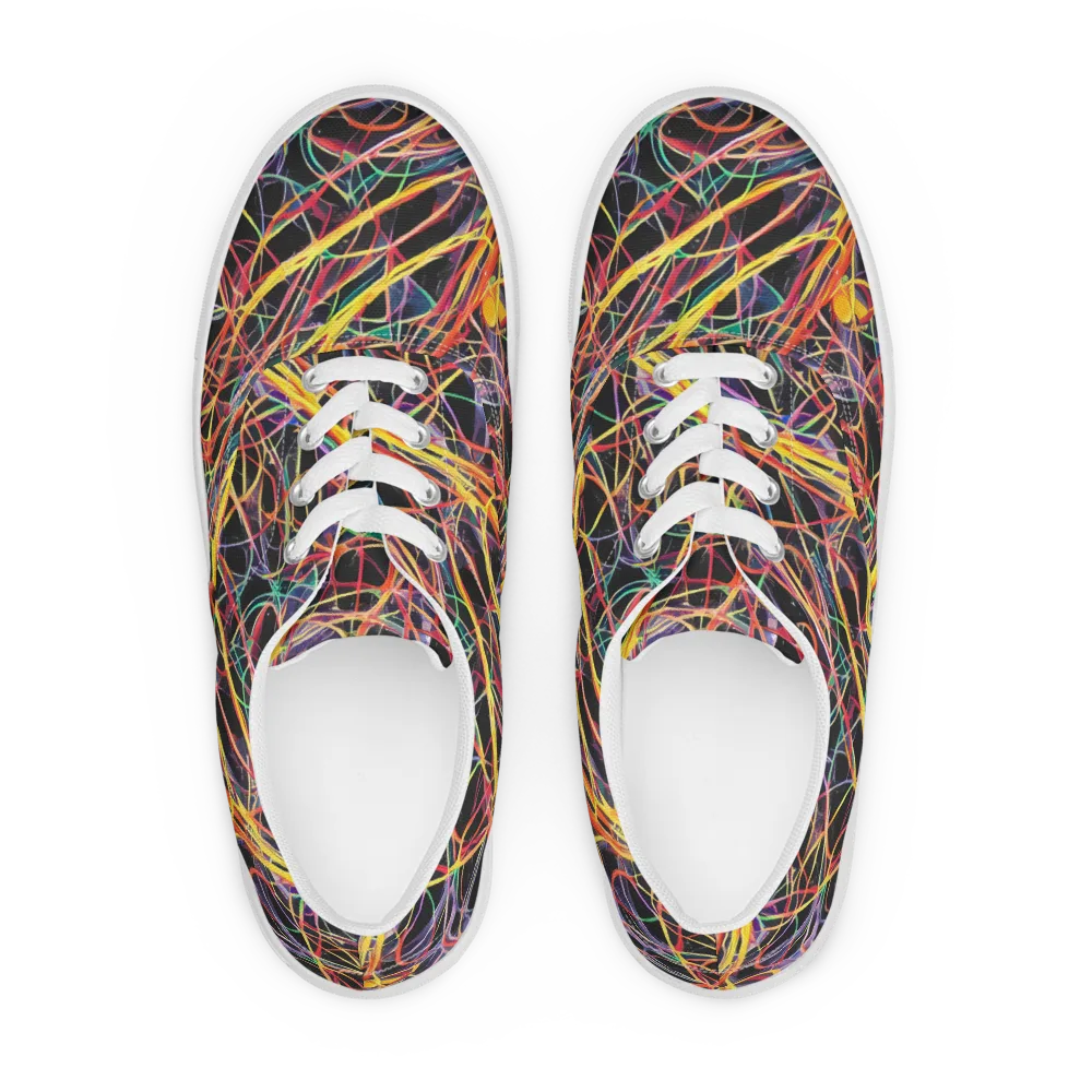 Acconci Twirl on Men's Lace-Up Canvas Shoes — Front