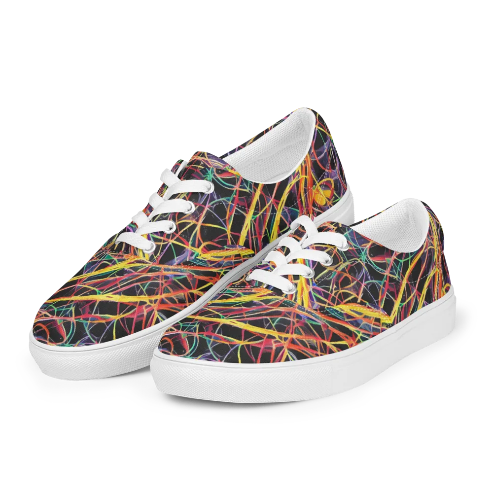 Acconci Twirl on Men's Lace-Up Canvas Shoes — Left Front