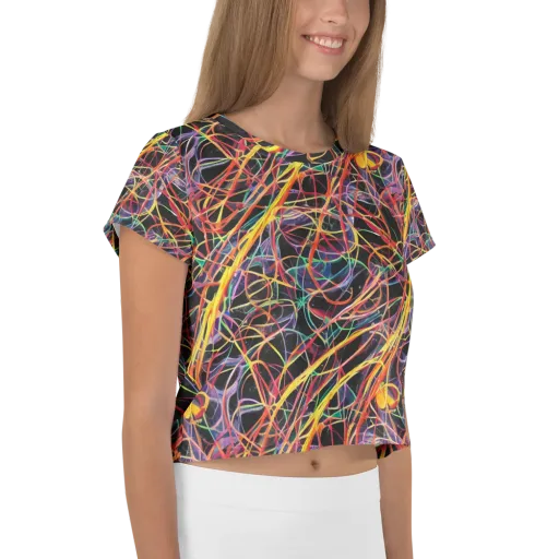 Acconci Twirl on a Crop Tee
