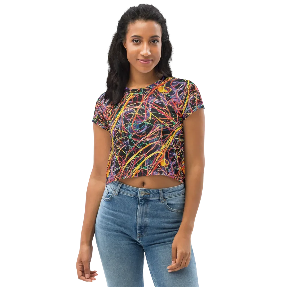 Acconci Twirl on Crop Tee — Front