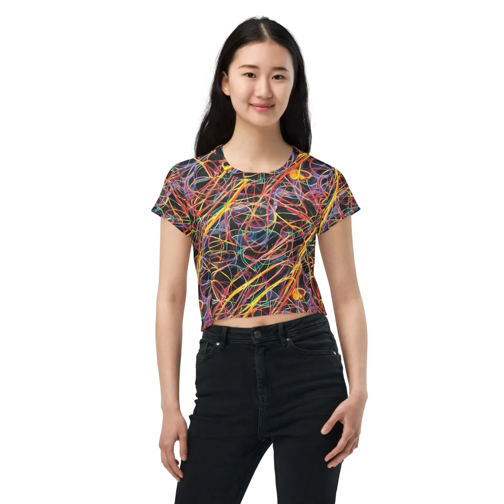 Acconci Twirl on Crop Tee — Front