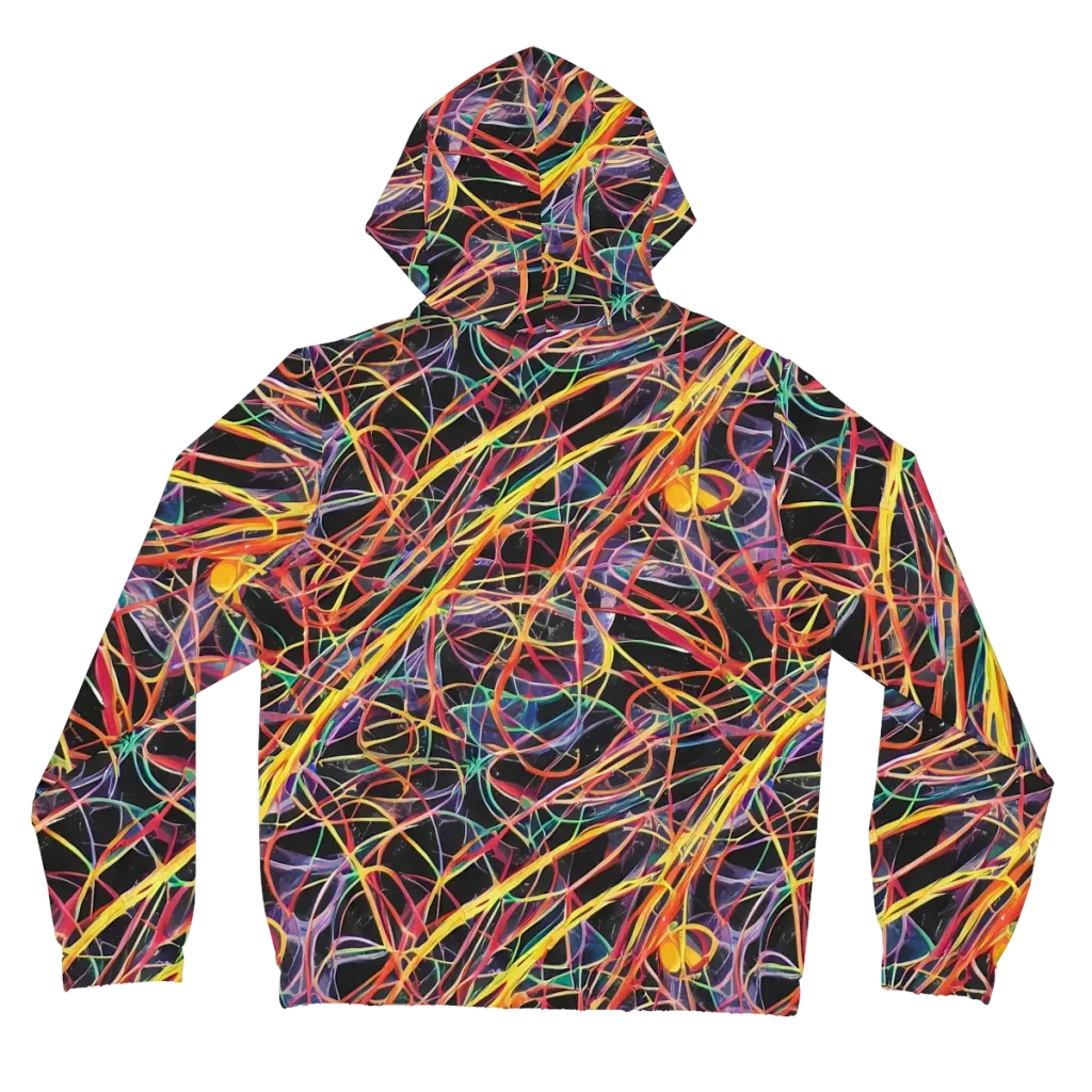 Acconci Twirl on Women's Full-Zip Hoodie — Back