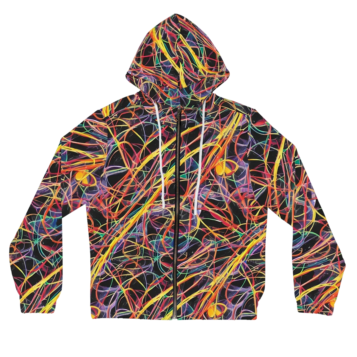 Acconci Twirl on Women's Full-Zip Hoodie — Front