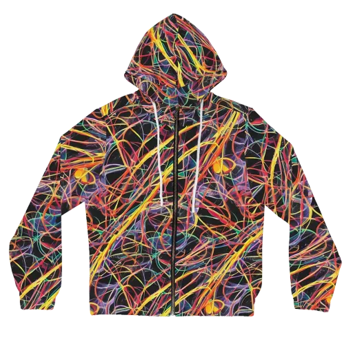 Acconci Twirl on a Women's Full-Zip Hoodie