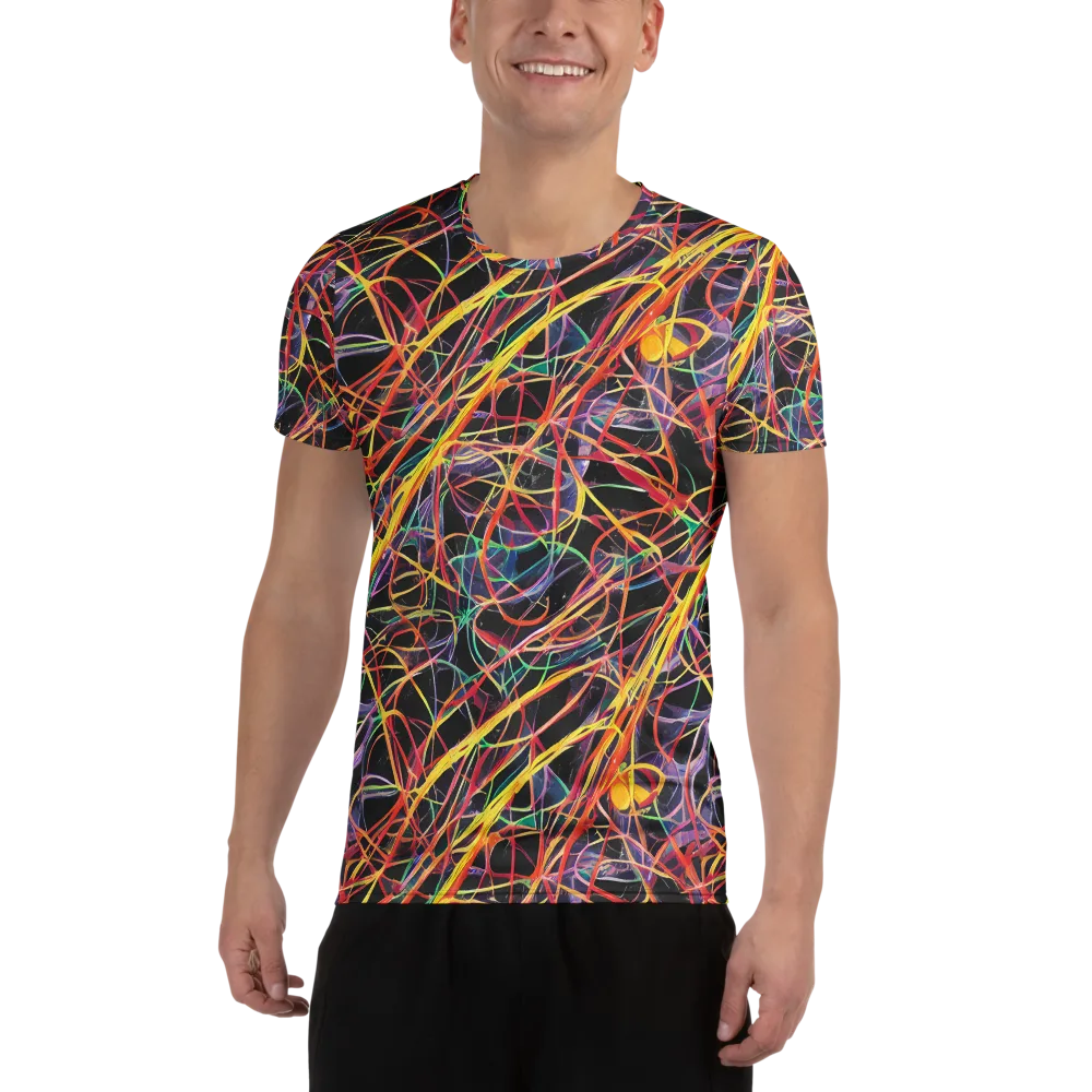 Acconci Twirl on Men's Athletic T-Shirt — Front