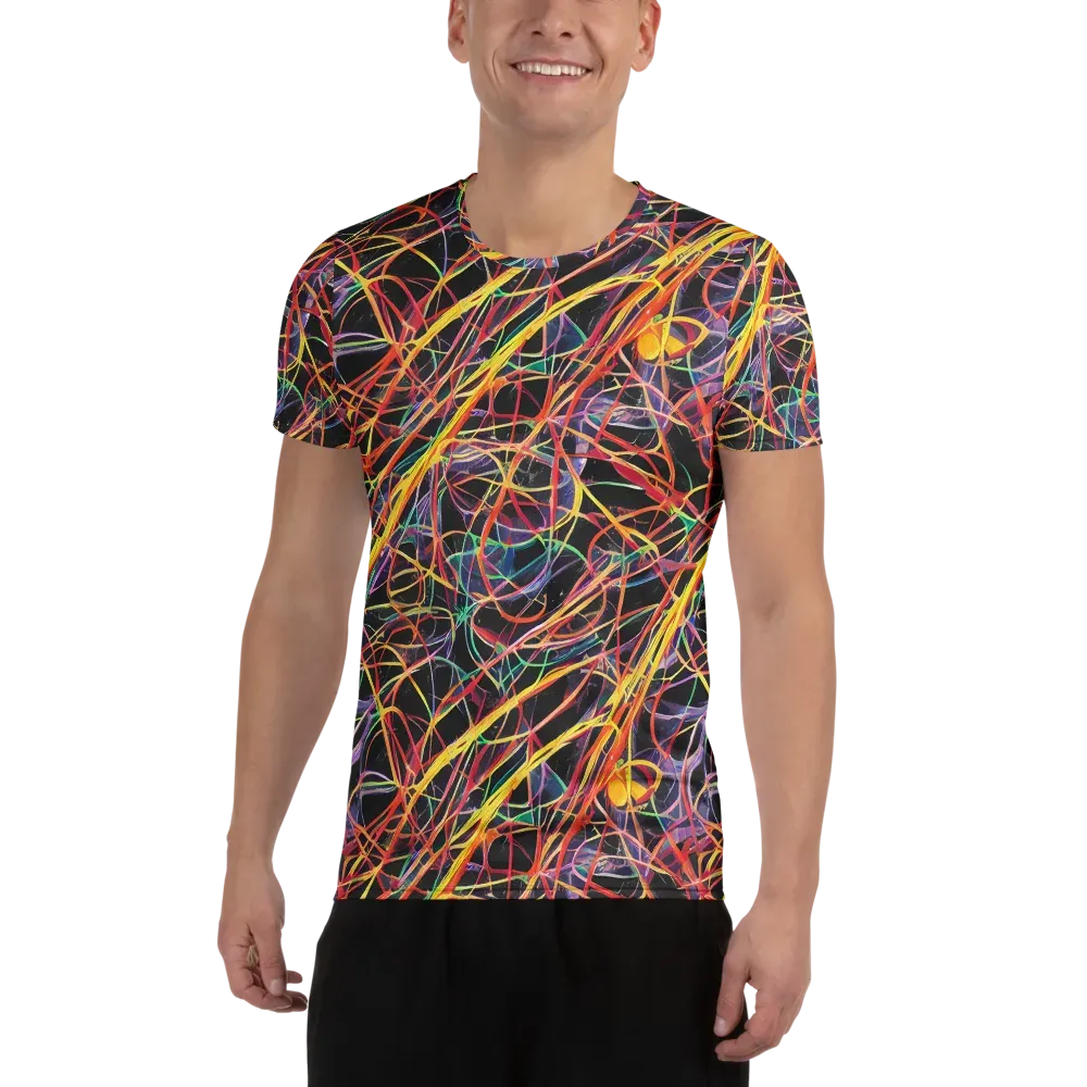 Acconci Twirl on Men's Athletic T-Shirt — Front